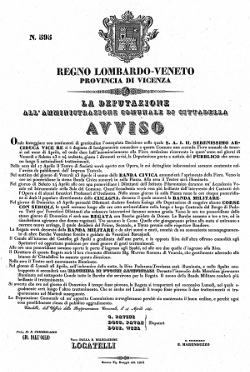 Manifesto Fiera di aprile del 1841